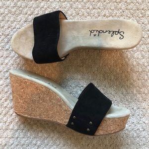 Splendid cork wedges
